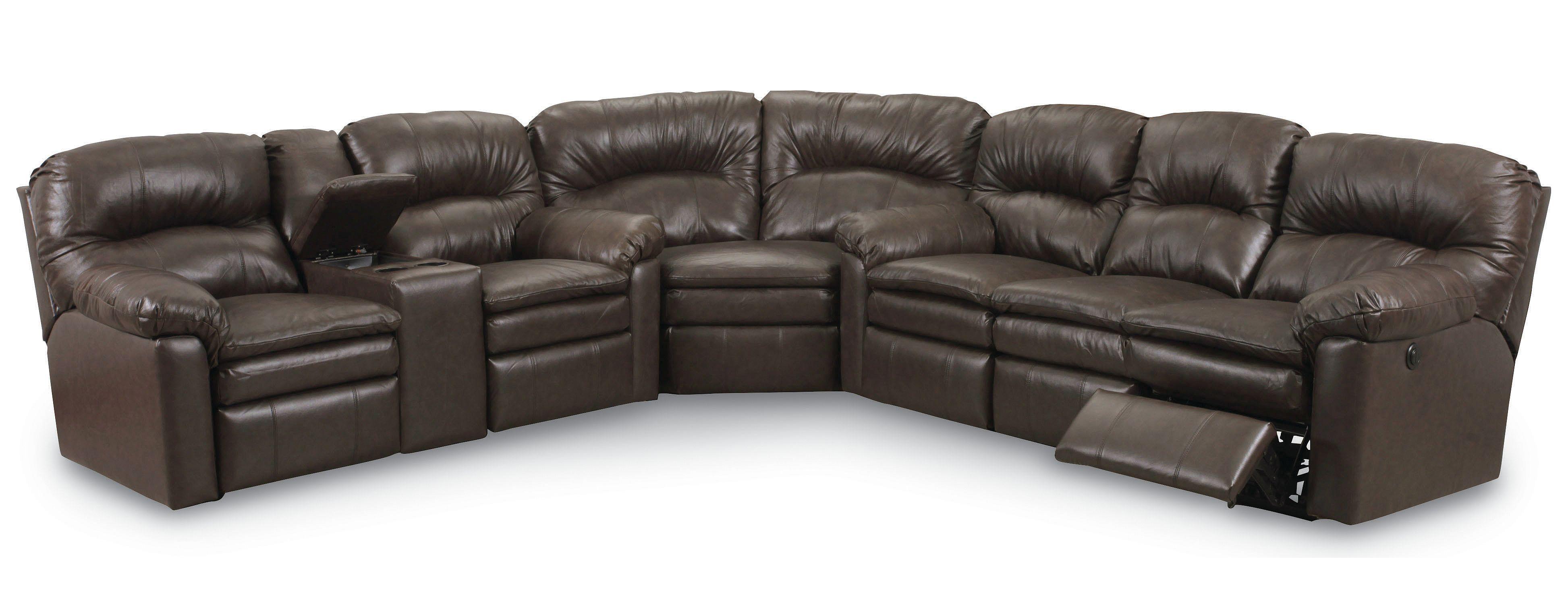 Lane Express Touchdown Quick Ship Reclining Sofa Sectional with